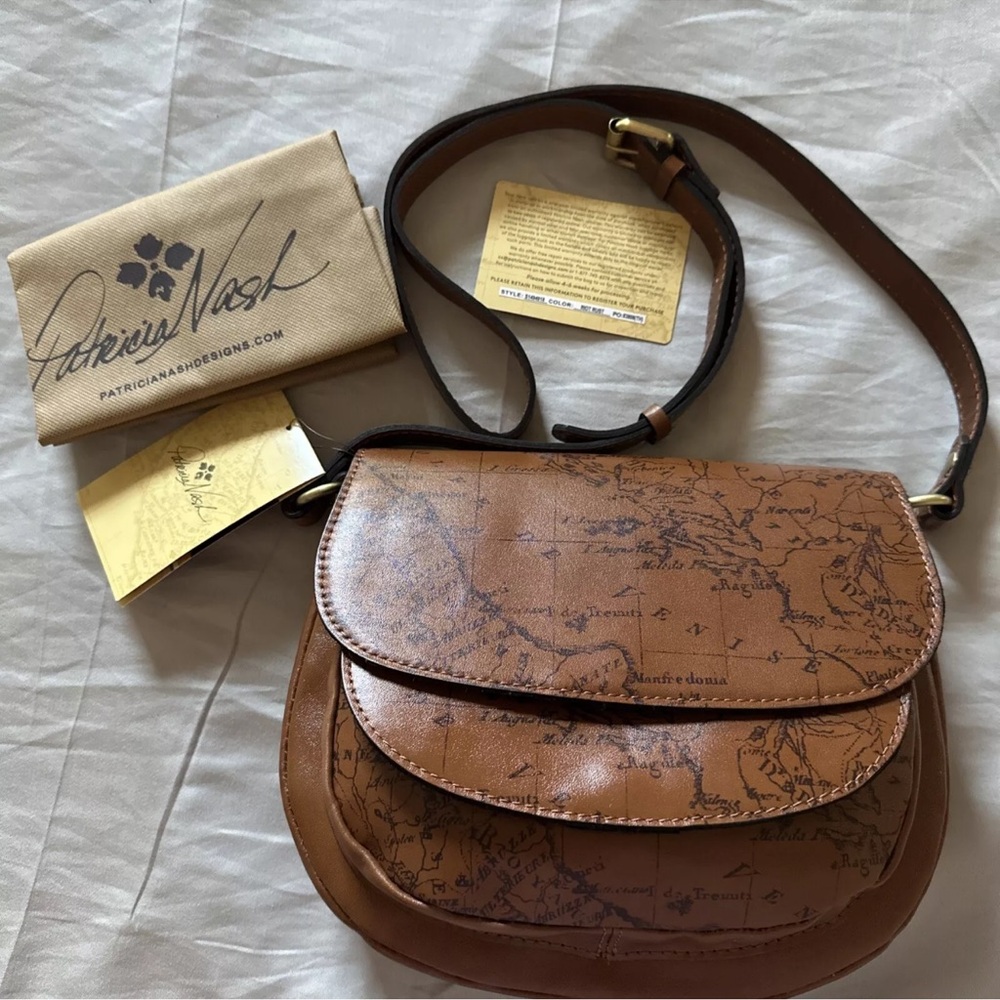 Patricia Nash Ryton riot rust handbag